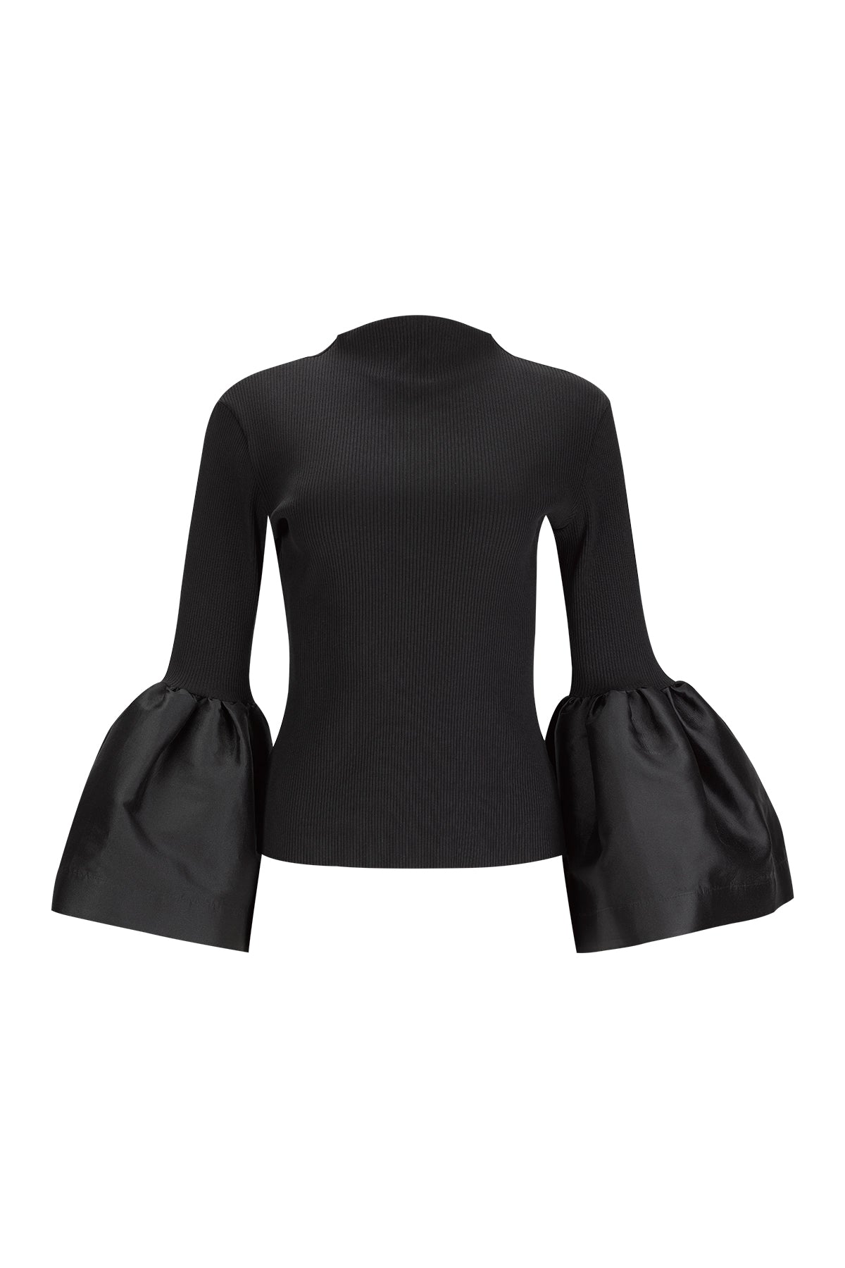 BLACK TURTLENECK PUFF SLEEVE TOP – MARQUES \' ALMEIDA