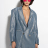 BLUE LUREX OVERSIZED BLAZER marques almeida