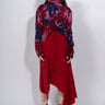 CLASSIC M'A MERINO SKIRT IN RED marques almeida