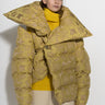 CLASSIC M'A PUFFA JACKET IN YELLOW BROCADE marques almeida