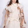 FOILED SHEARLING OVERSIZED JACKET marques almeida