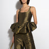 GOLD LUREX FITTED CORSET marques almeida