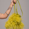 LIME FEATHER BAG marques almeida