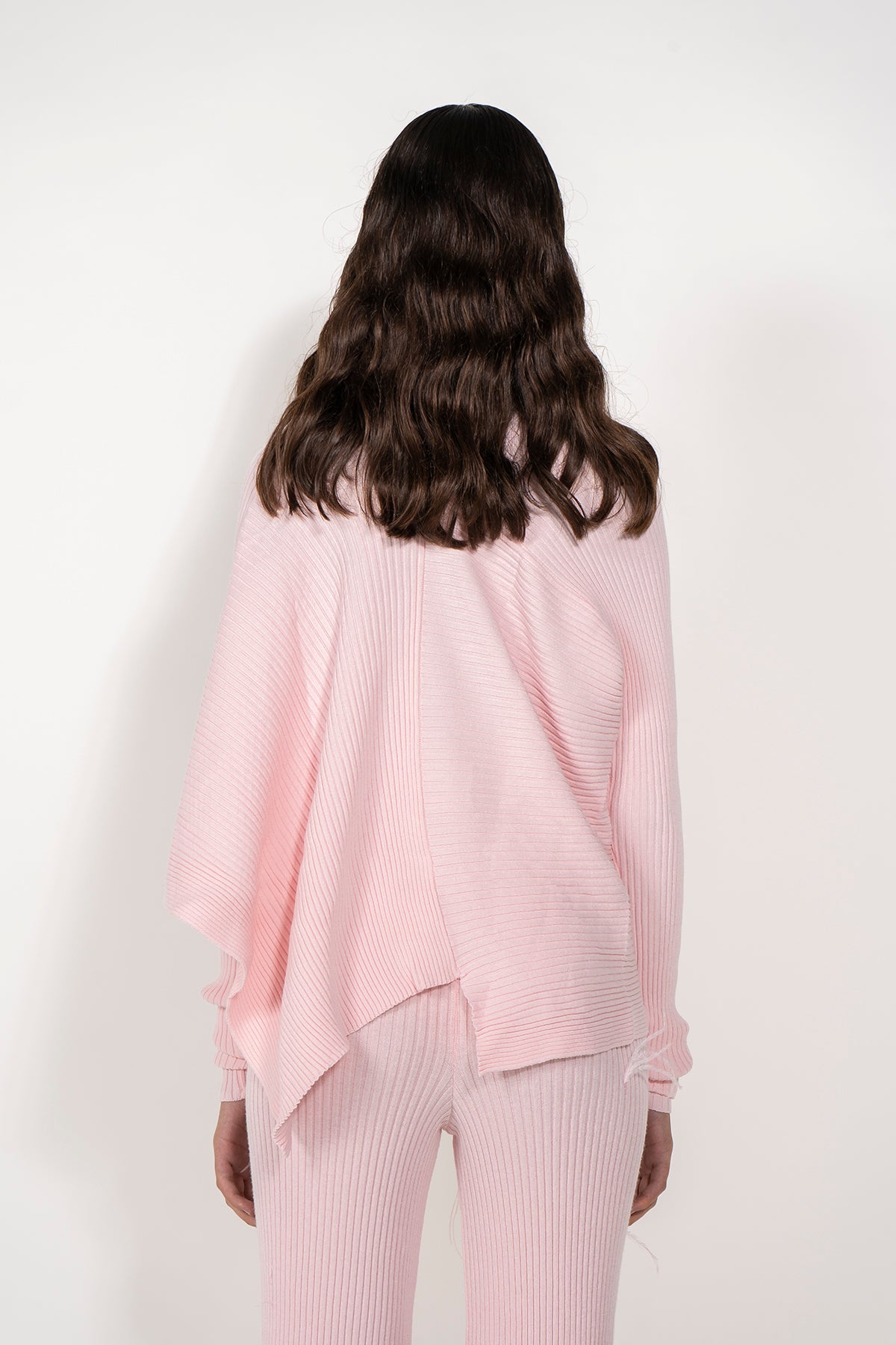 DRAPED JUMPER IN PINK