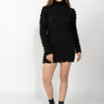 BLACK SPIKED DRESS MARQUES ALMEIDA