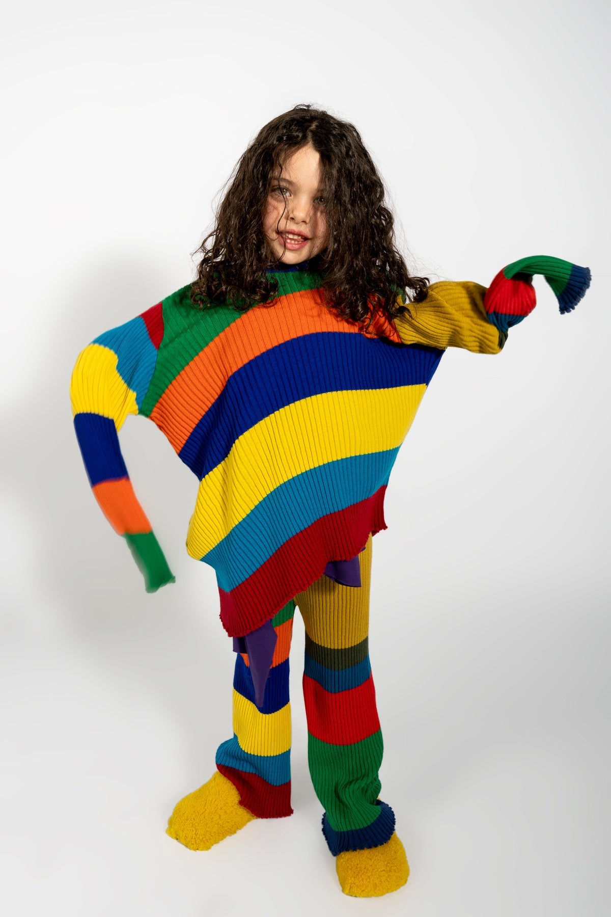 MERINO STRIPED TROUSERS