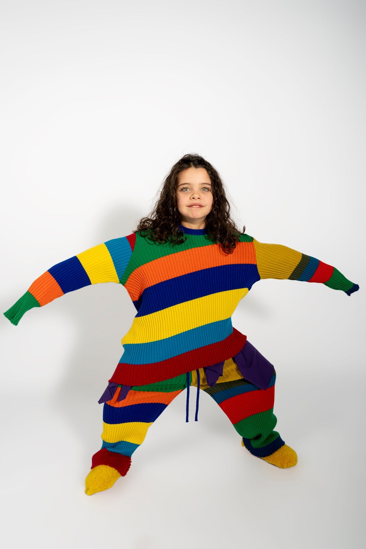 MERINO STRIPED TROUSERS