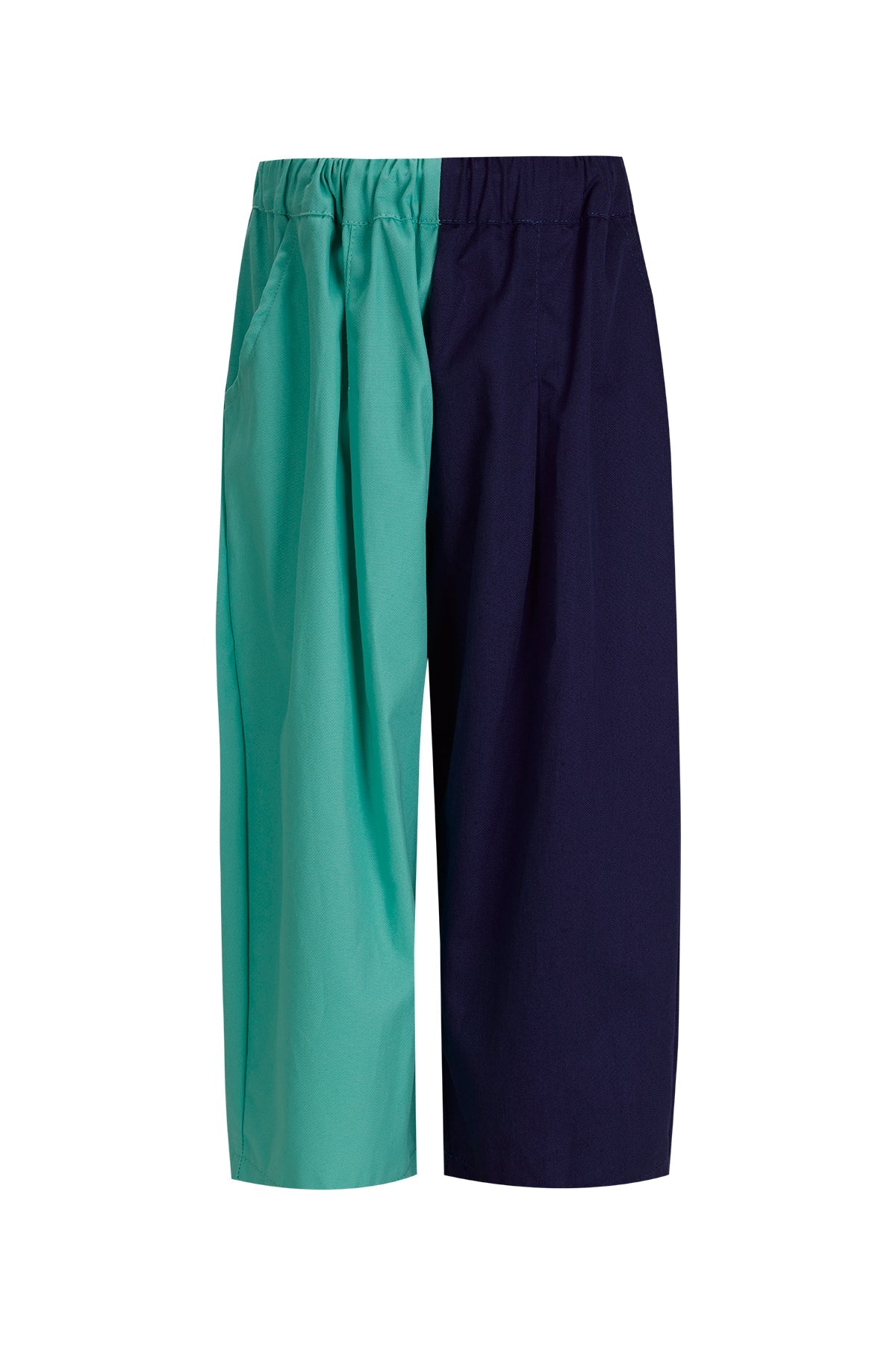 MINT AND NAVY LOOSE TROUSERS MA KIDS