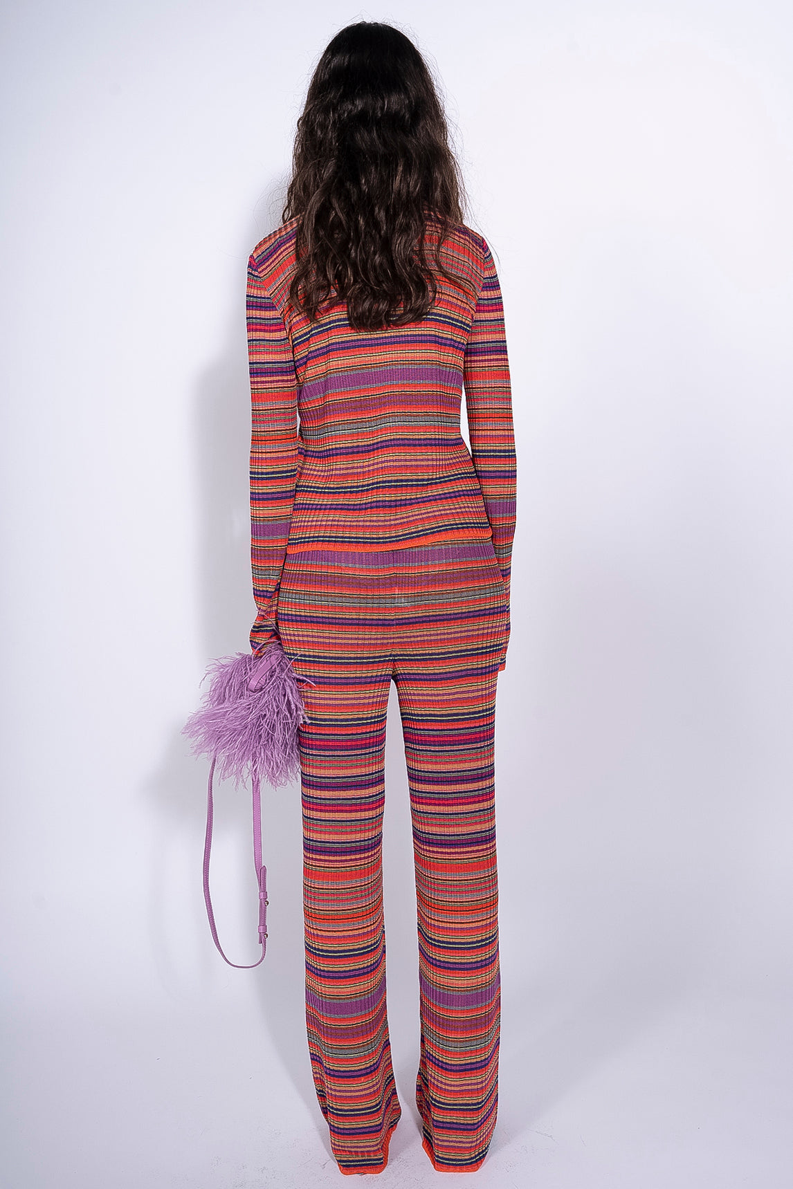 MULTI STRIPE KNITTED TROUSERS marques almeida