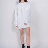 M'A EMBROIDERED JUMPER IN WHITE marques almeida