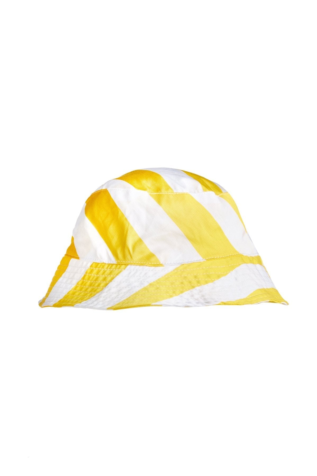 M'A KIDS WHITE AND YELLOW BUCKET HAT