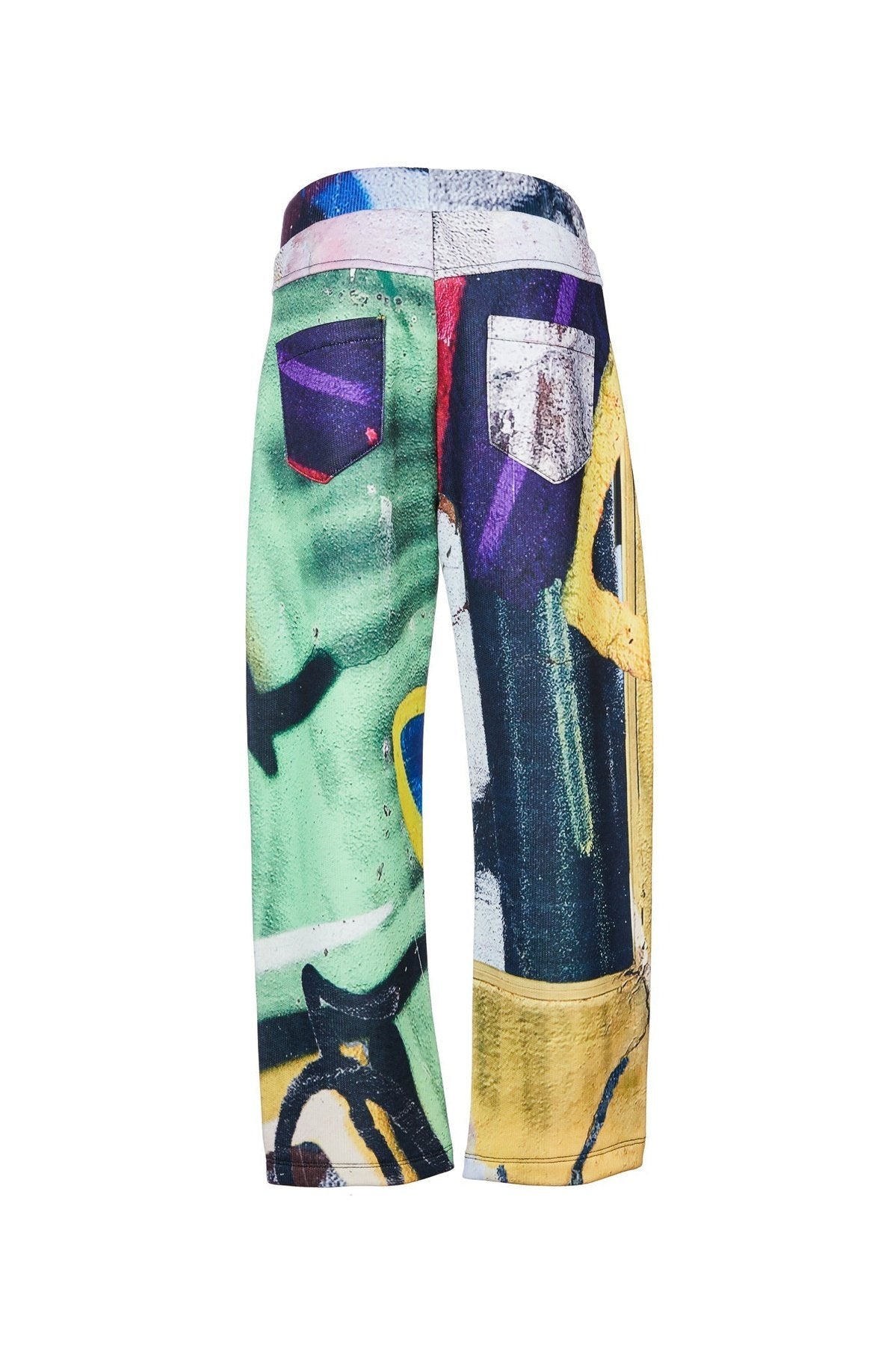 M'A KIDS BAGGY TROUSERS IN BRIGHT PRINT
