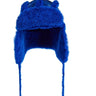 M'A KIDS EAR COVER HAT BLUE LEATHER