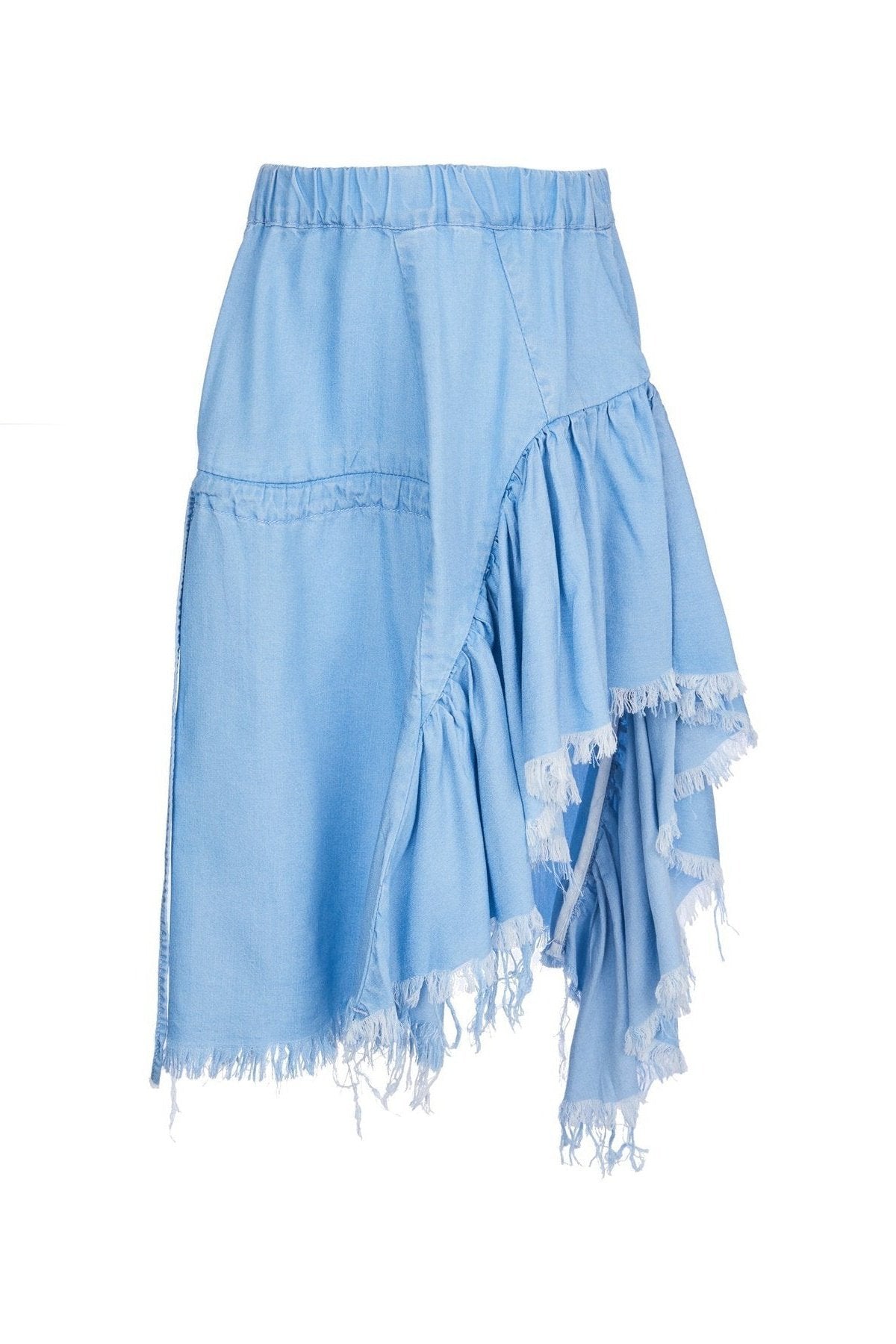 M'A KIDS GATHERED SKIRT IN BABY BLUE