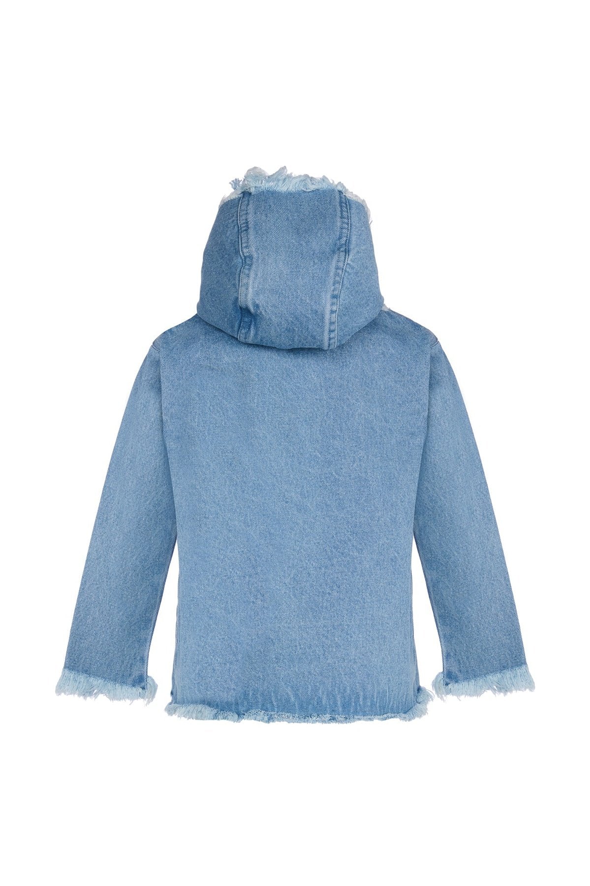 BABY BLUE DENIM CLASSIC HOODIE M'A KIDS