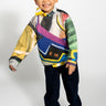 NAVY DENIM BAGGY TROUSERS MA KIDS