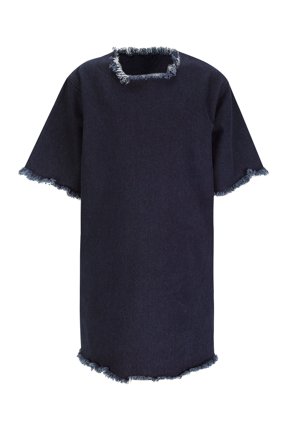 NAVY DENIM OVERSIZED T-SHIRT DRESS ma kids