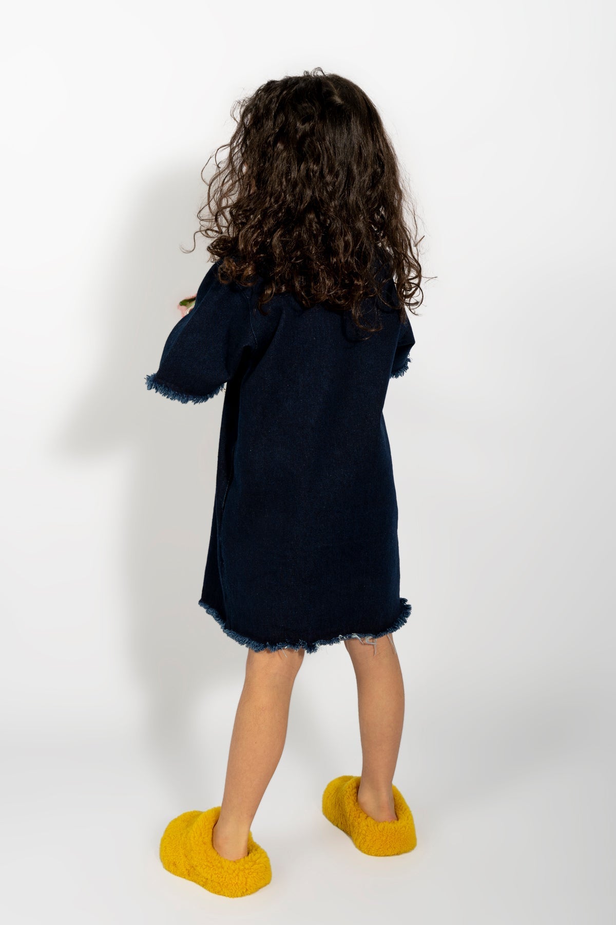 NAVY DENIM OVERSIZED T-SHIRT DRESS ma kids