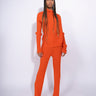 ORANGE DRAPED JUMPER marques almeida