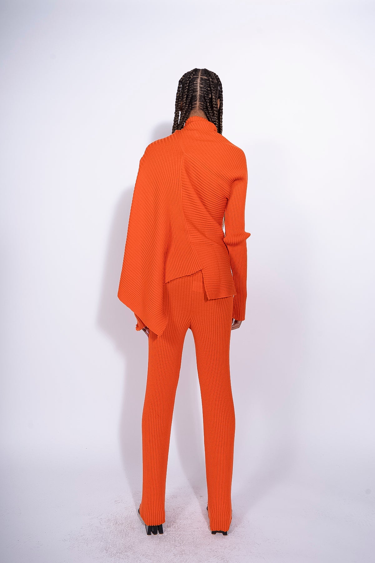 ORANGE DRAPED JUMPER marques almeida