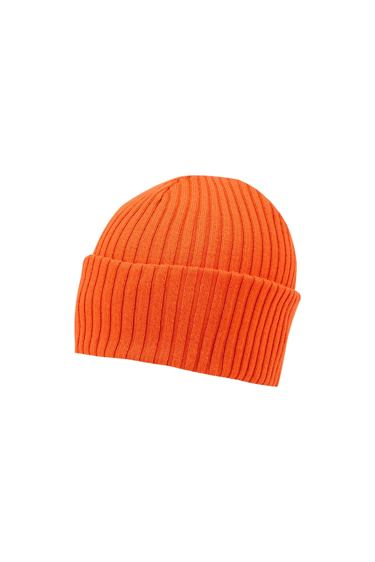 ORANGE MERINO KNIT BEANIE ma kids