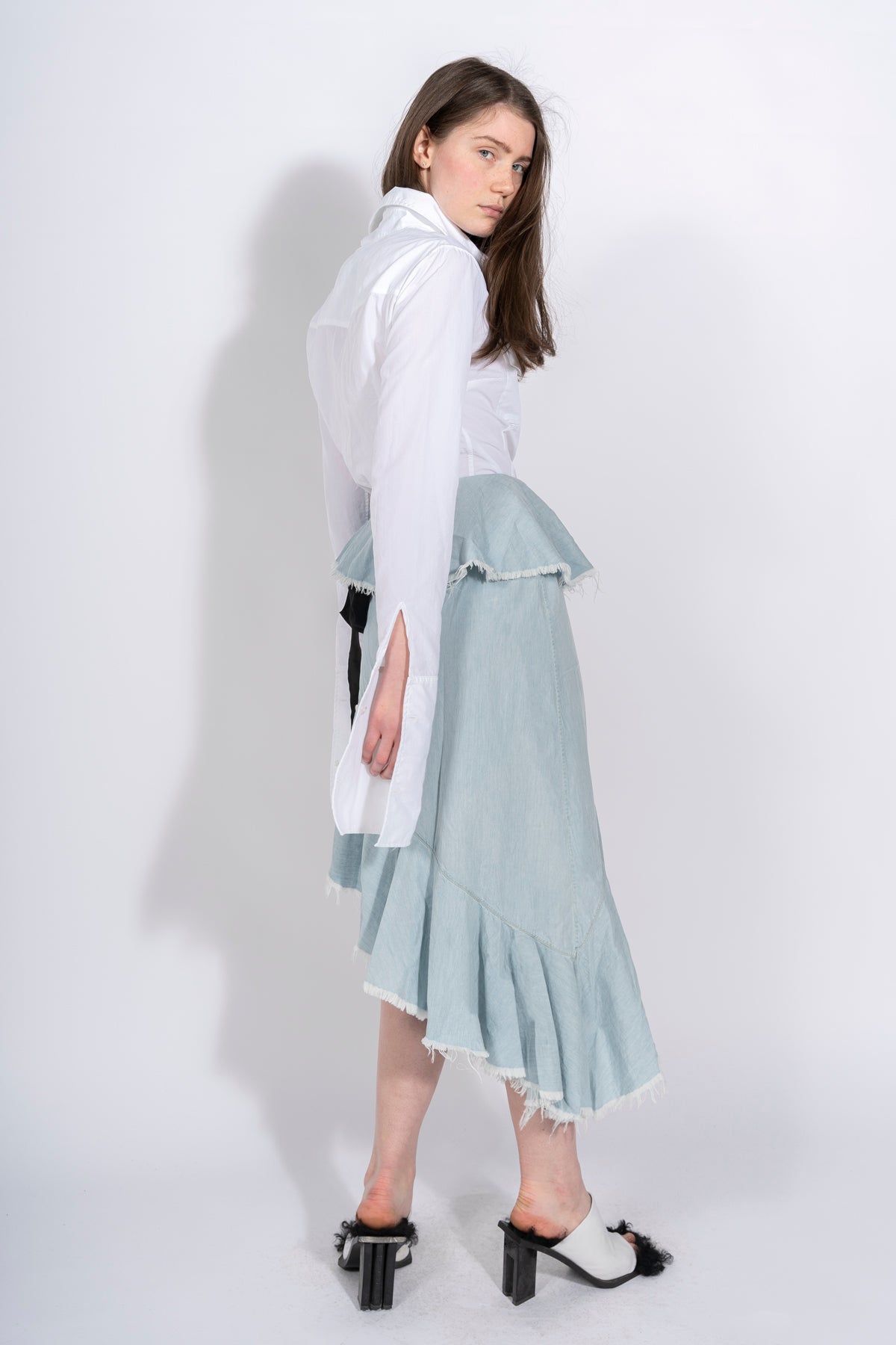 OVERSIZED SHIRT WITH LARGE CUFFS marques almeida