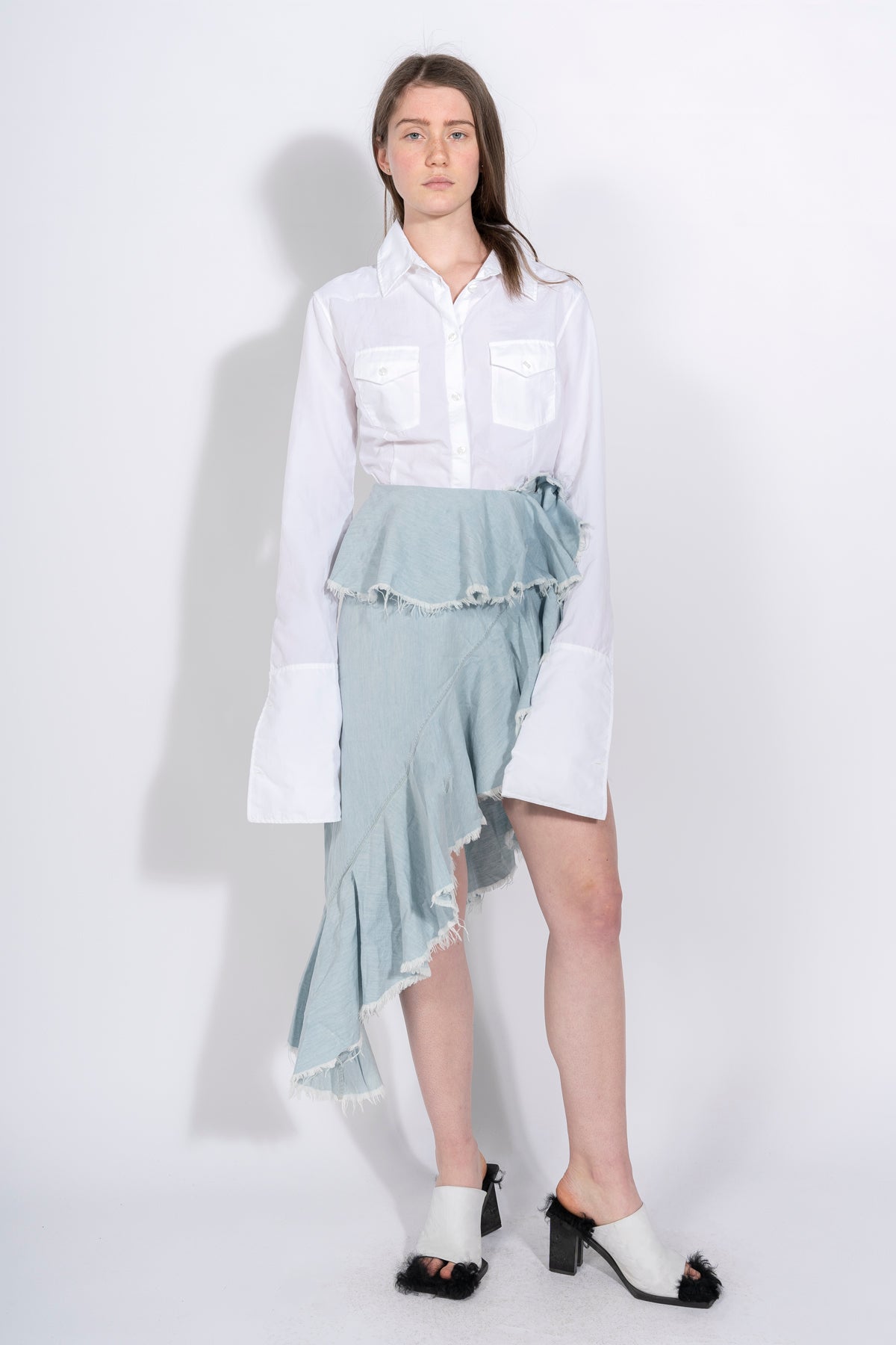 OVERSIZED SHIRT WITH LARGE CUFFS marques almeida