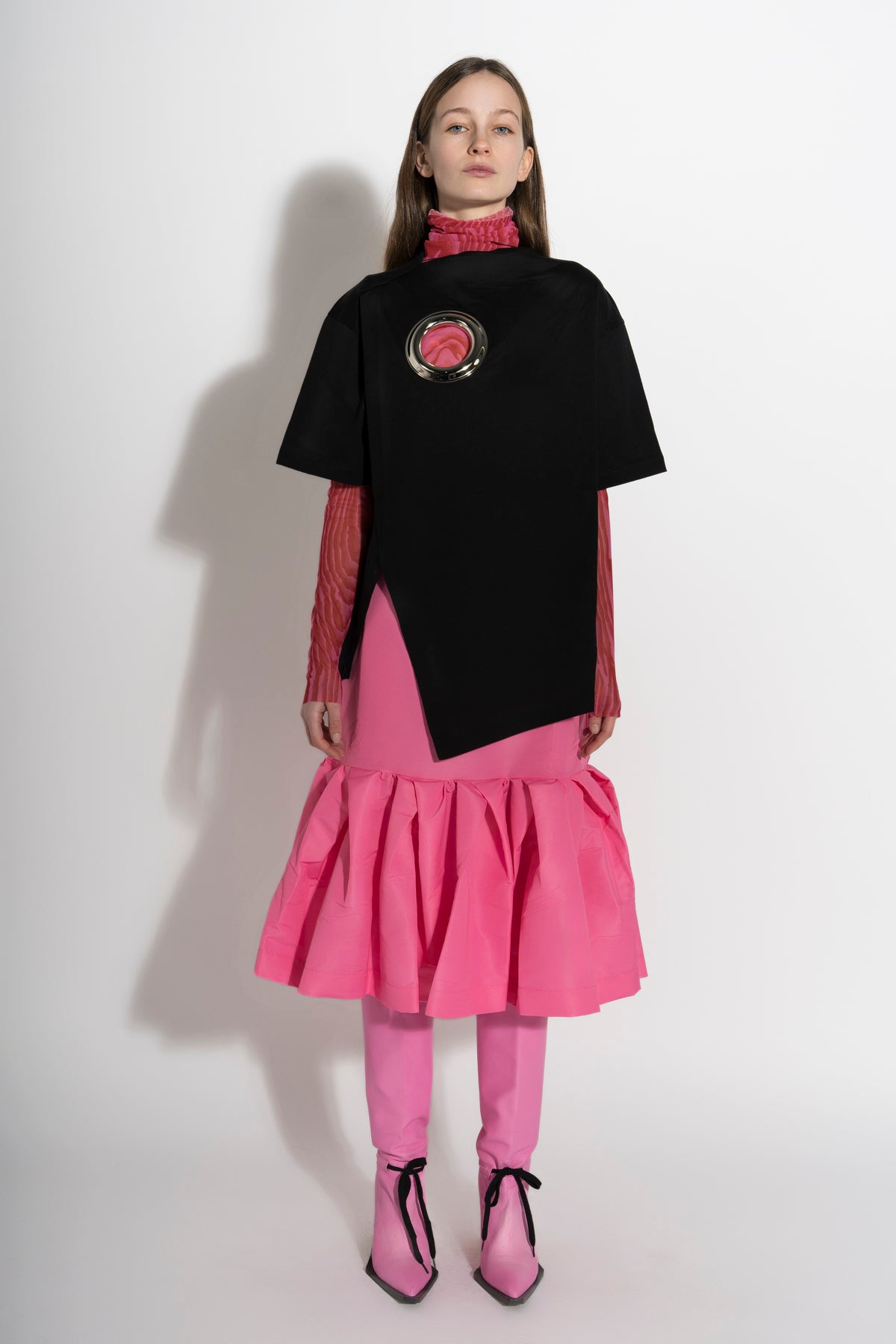 PINK FITTED SKIRT marques almeida