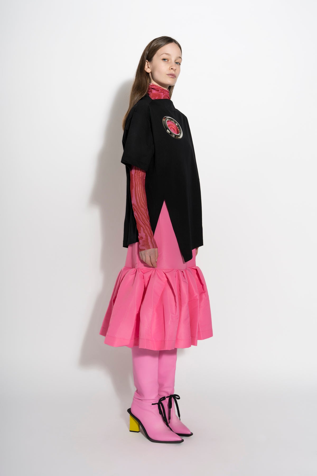 PINK FITTED SKIRT marques almeida