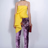 PINK SEQUINS BOOTCUT TROUSERS marques almeida