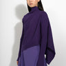 PURPLE DRAPED JUMPER marques almeida