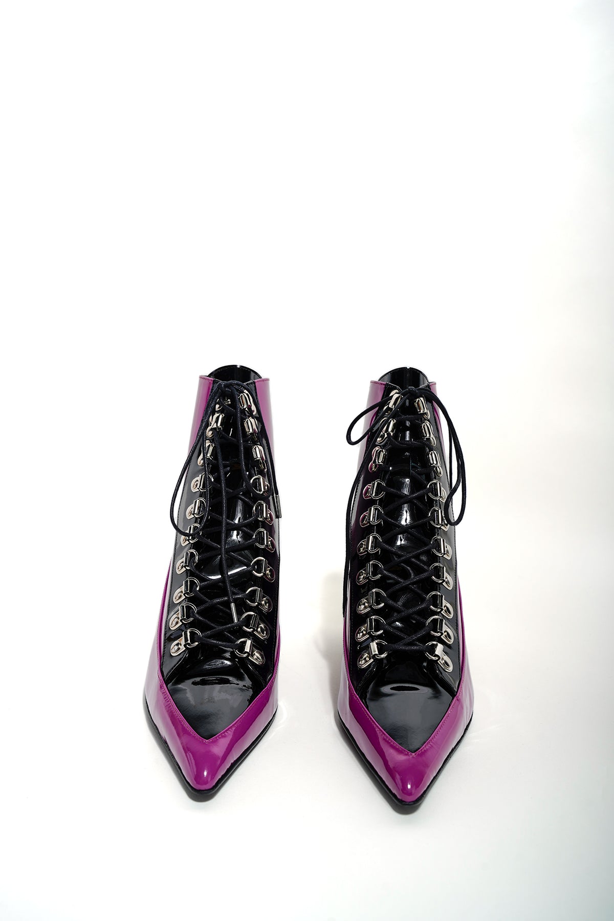 PURPLE FITTED BOOTS marques almeida