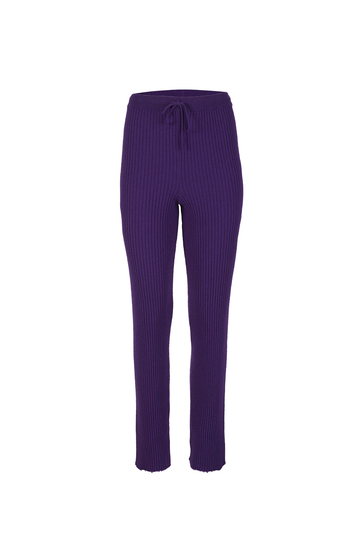 PURPLE KNITTED TROUSERS marques almeida