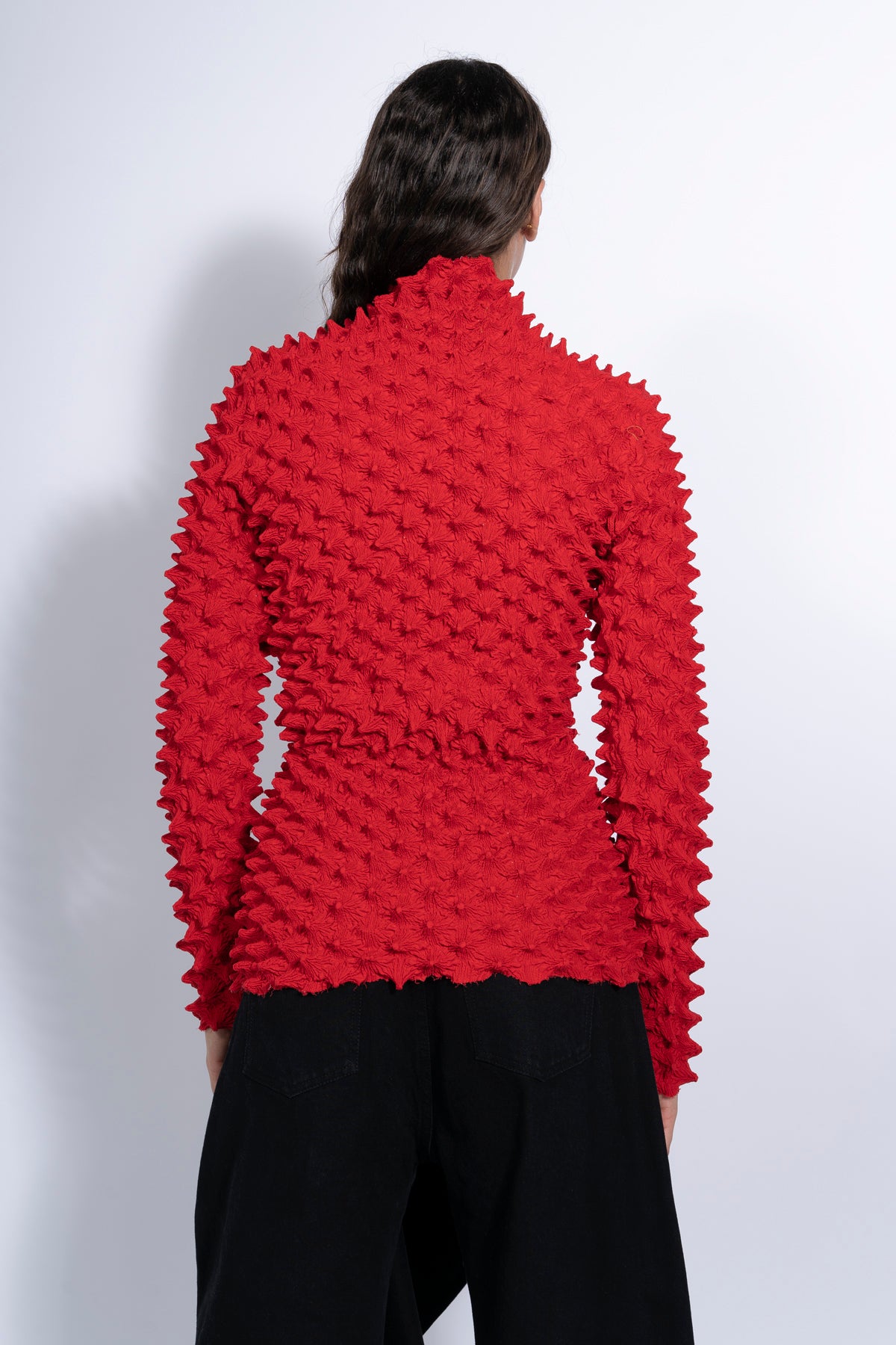 RED SPIKE TOP marques almeida