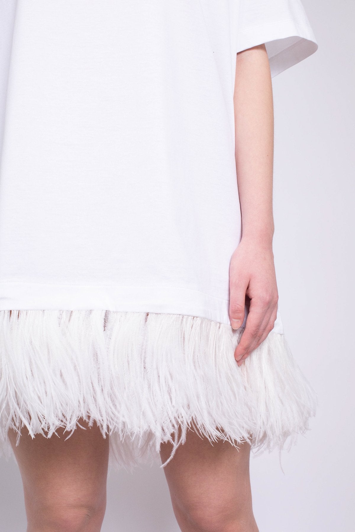 feather shirt dress Feather T-Shirt Dress Small fits up to 5/6