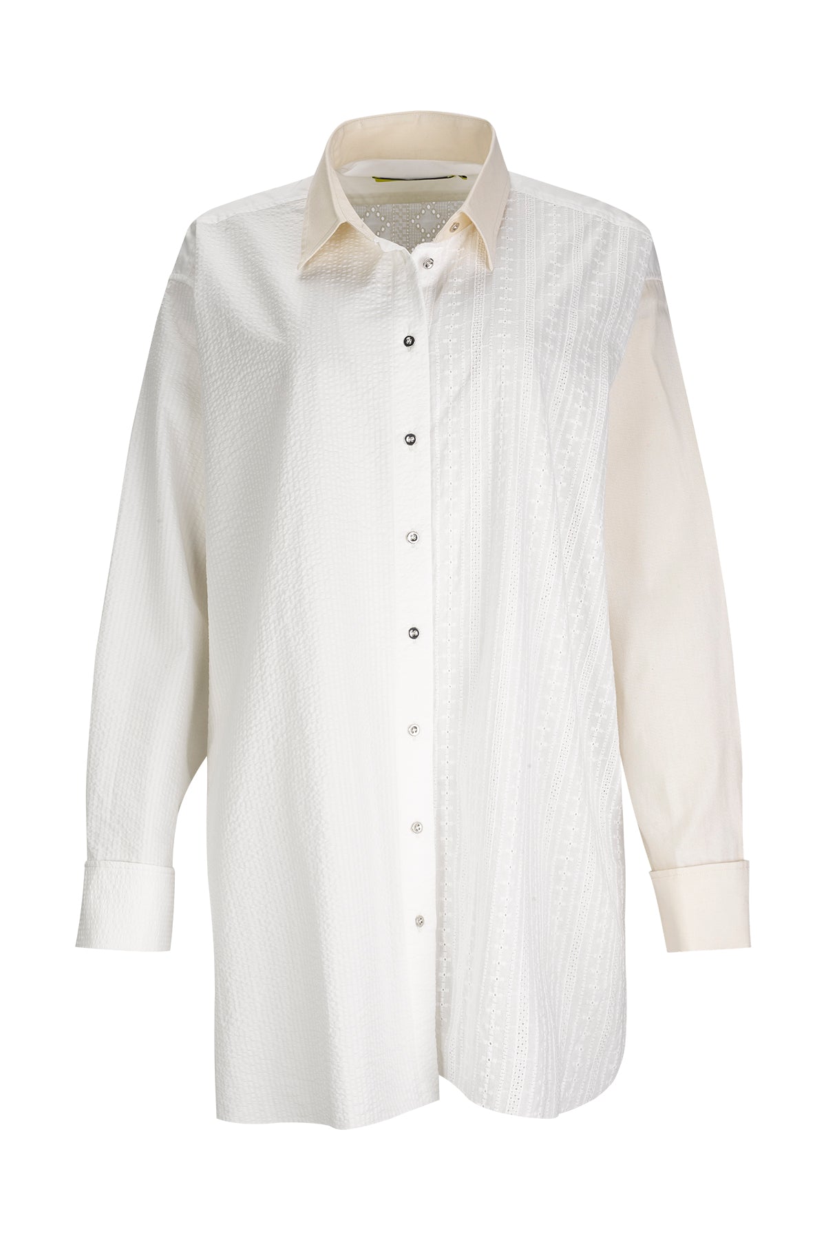 WHITE PATCHWORK XXXL SHIRT marques almeida