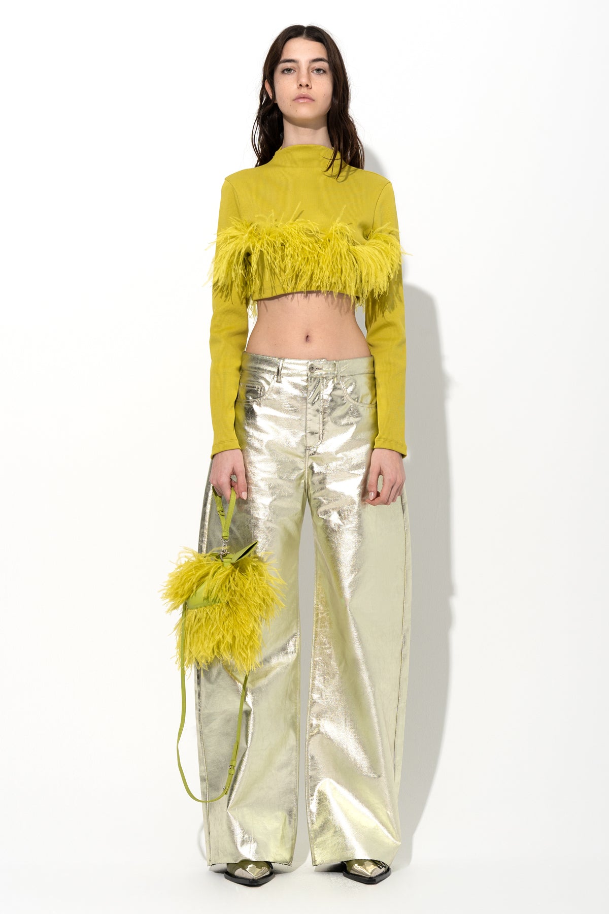 GOLD BOYFRIEND JEANS marques almeida