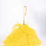 YELLOW FEATHER BAG