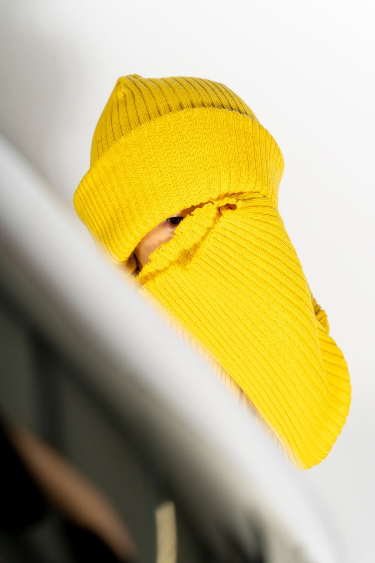 YELLOW MERINO KNIT BEANIE ma kids