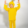 YELLOW MERINO KNIT TROUSERS ma kids