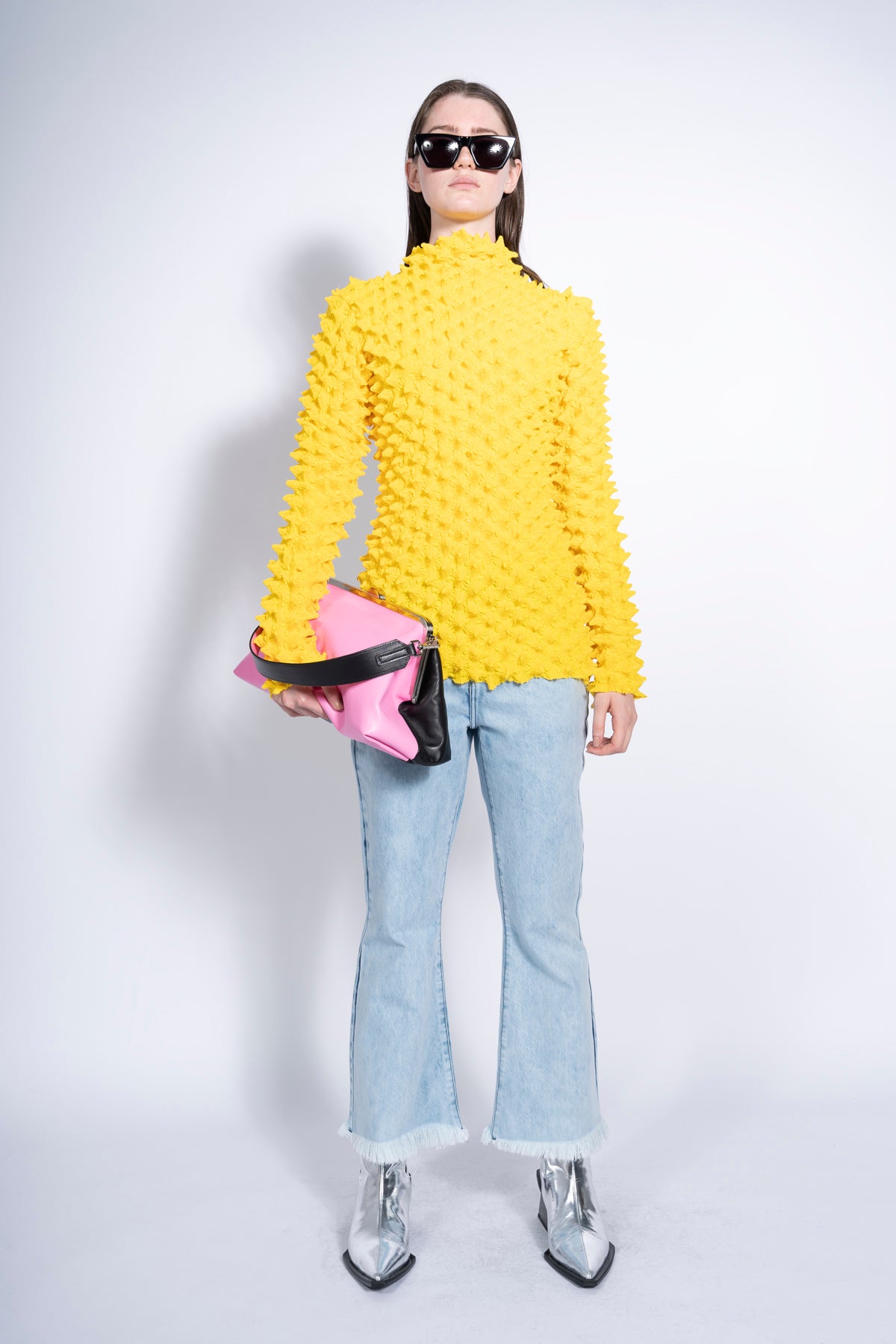 YELLOW SPIKE TOP MARQUES ALMEIDA