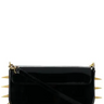 PRE-OWNED / BLACK CLUTCH BAG W/ SPIKES - marques-almeida